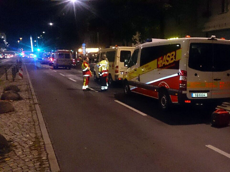 Katastrophenschutzeinsatz nach Bombenfund