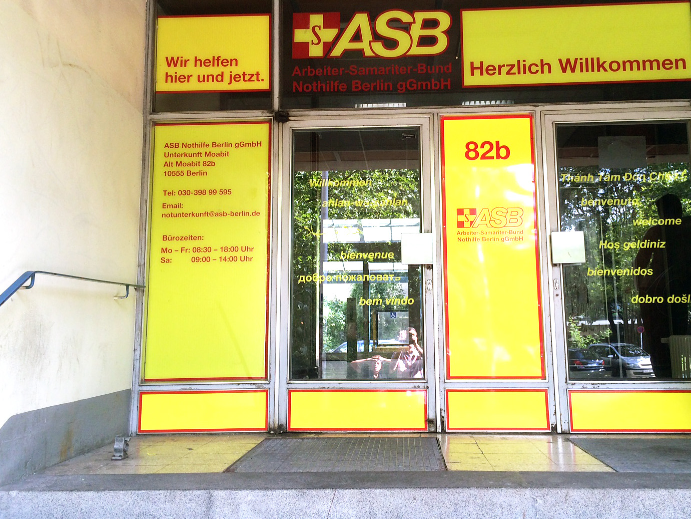 ASB-Notübernachtung in Alt Moabit wird heute eröffnet