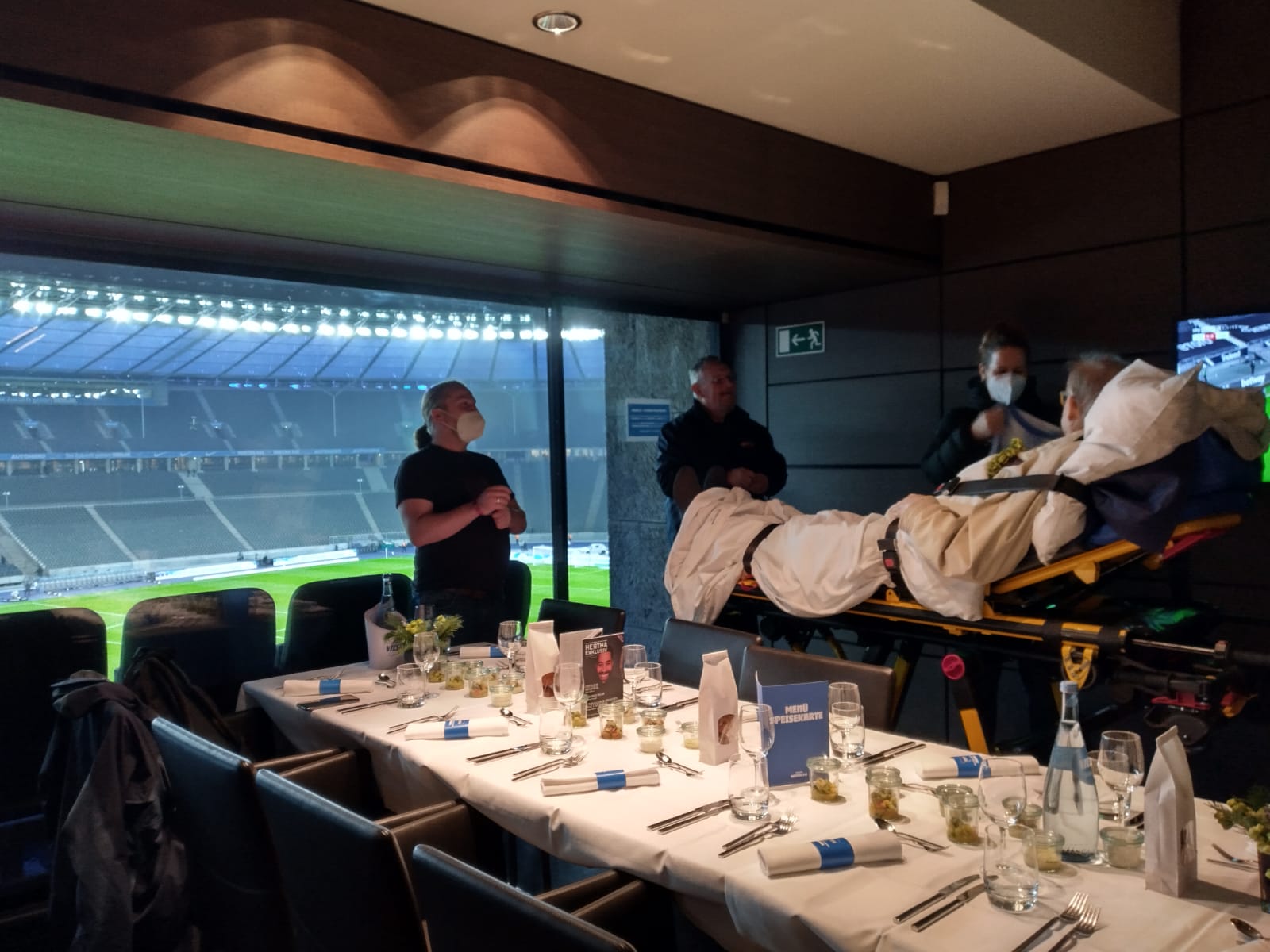 Mit dem ASB Wünschewagen ins Olympiastadion