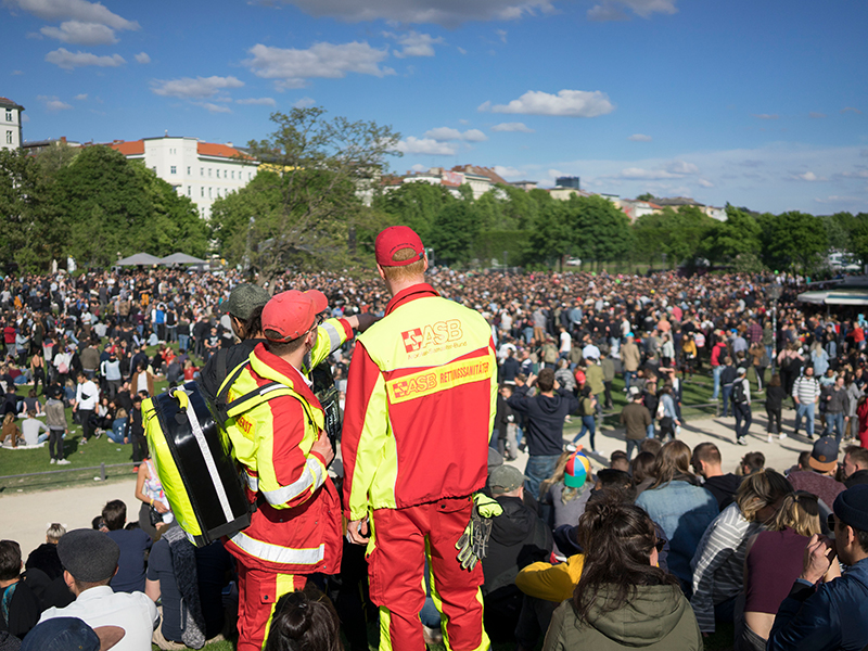 Der ASB leistet Sanitätsdienst beim MyFest und MaiGörli