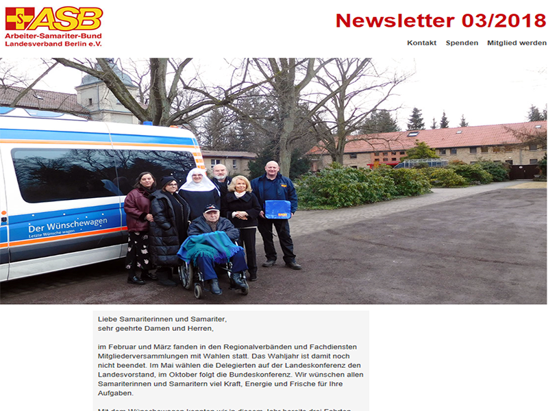 Unser Newsletter aus dem Monat März