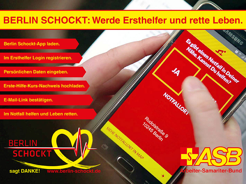 Berlin hat eine Ersthelfer-App!