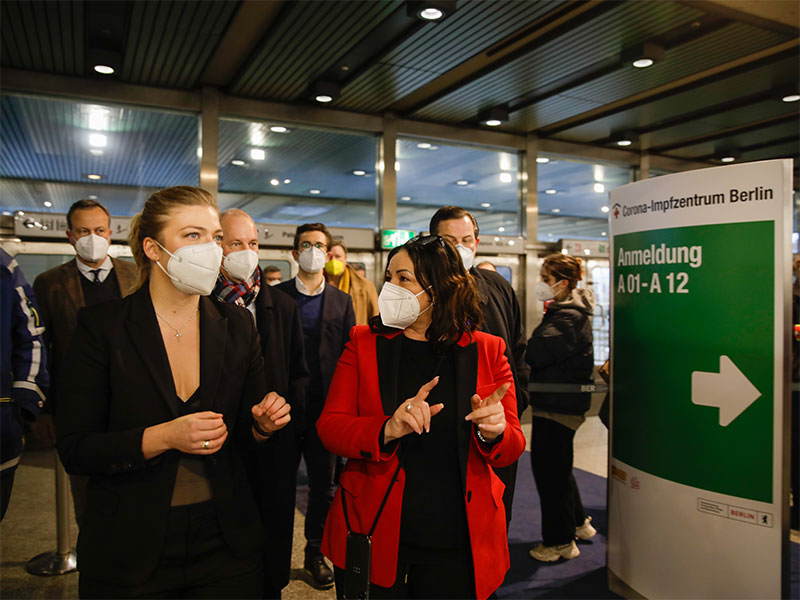 ASB betreibt seit heute größtes Impfzentrum Berlins