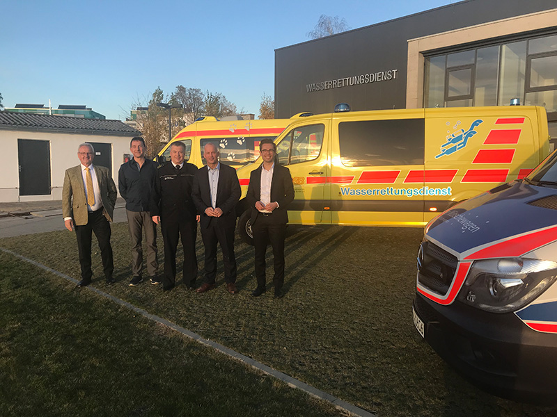 Landesbranddirektor besucht den ASB Berlin