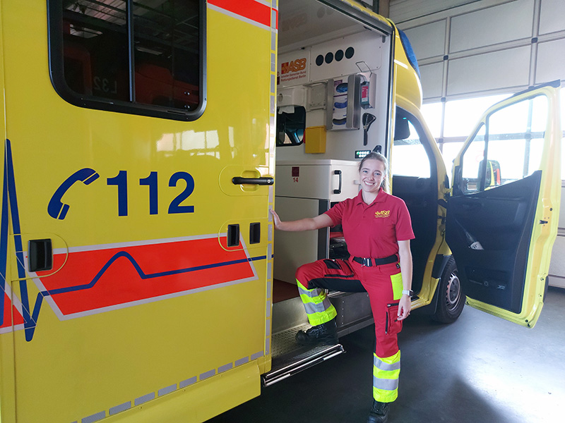 im Gespräch mit Vanessa Schirm, Rettungssanitäterin beim ASB Berlin