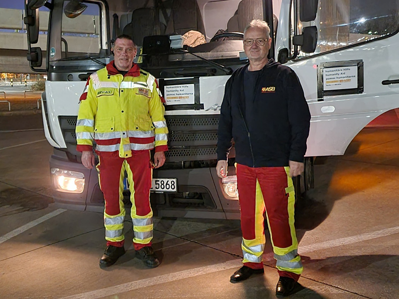 Rettungshundestaffel organisiert Hilfstransporte in die Ukraine