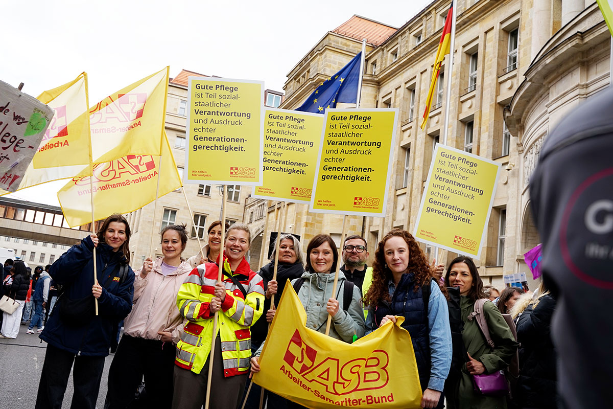 Wir fordern eine gerechte Pflegereform!