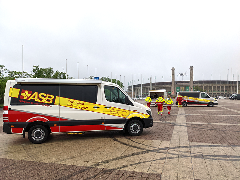 Walk-In-Impfen im Olympiastadion am 21.8.21