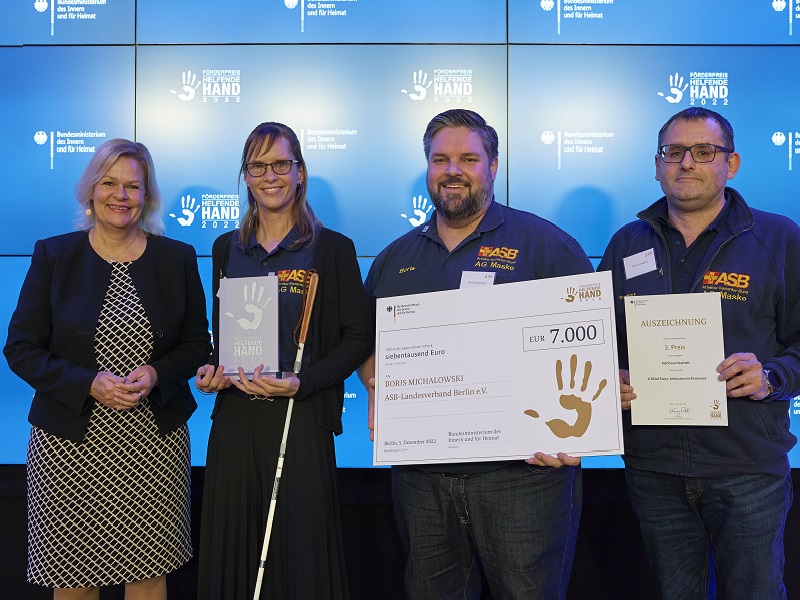 2. Preis für das Inklusionsprojekt 