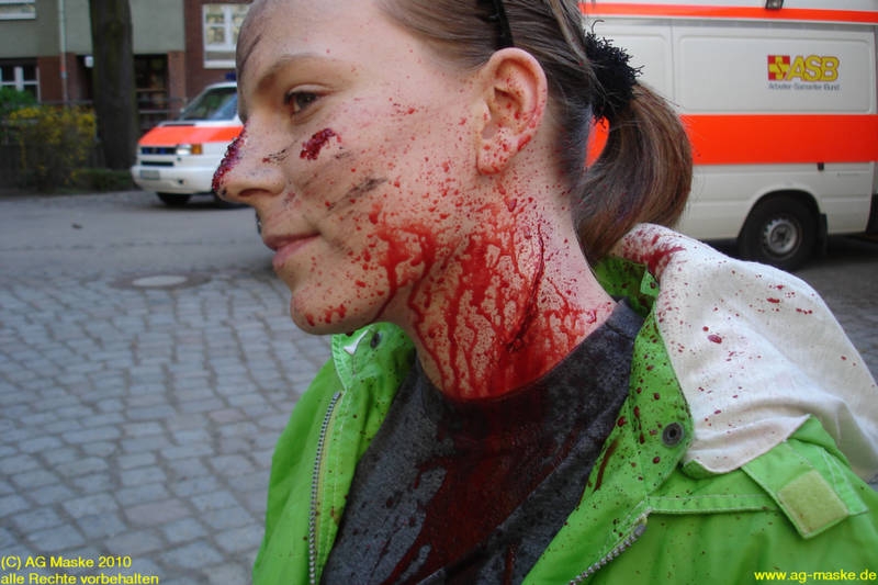 AG Maske beübt das Franziskus Krankenhaus Berlin