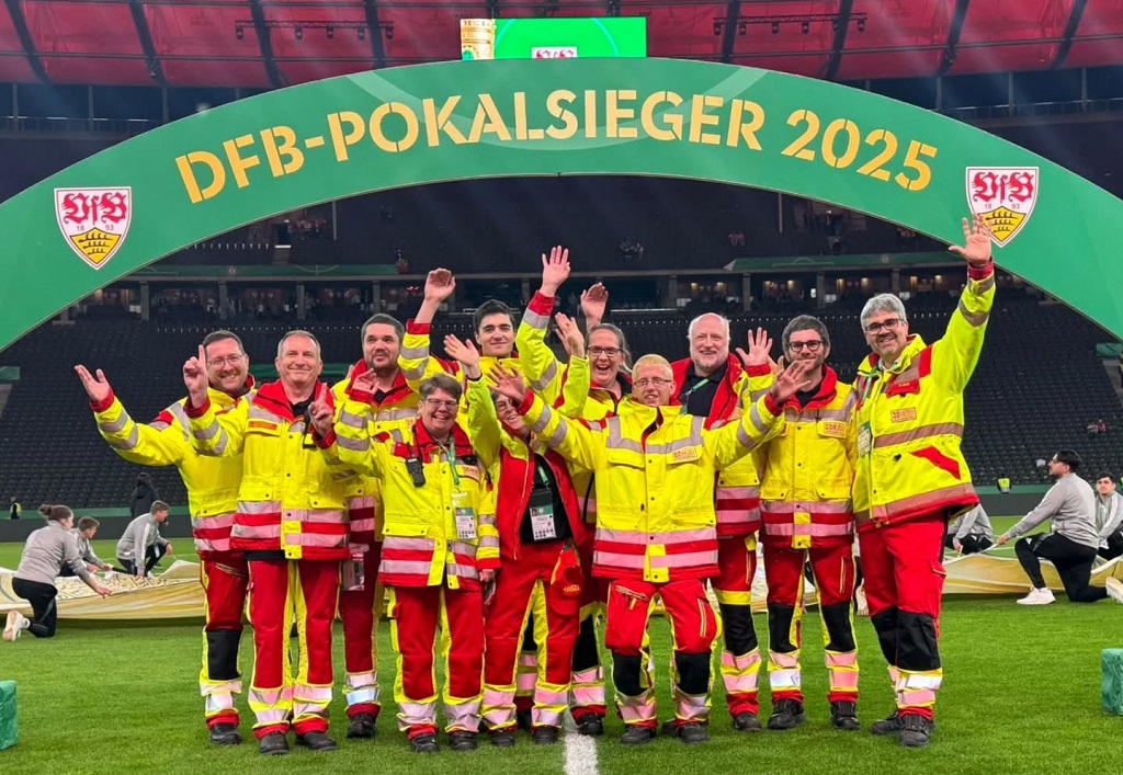 Sicheres Finale: Unser Sanitätsdienst beim DFB-Pokal in Berlin